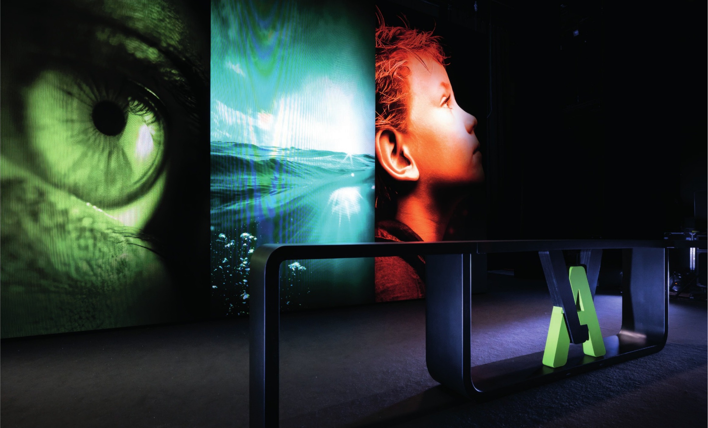 Projection vidéo immersive