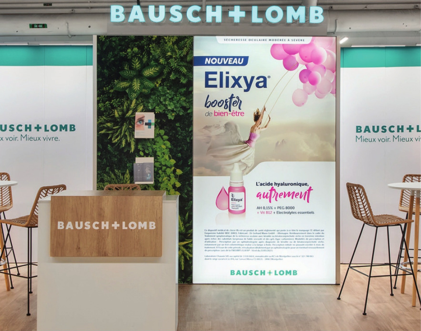 Stand EVOLU Bausch + Lomb Elixya